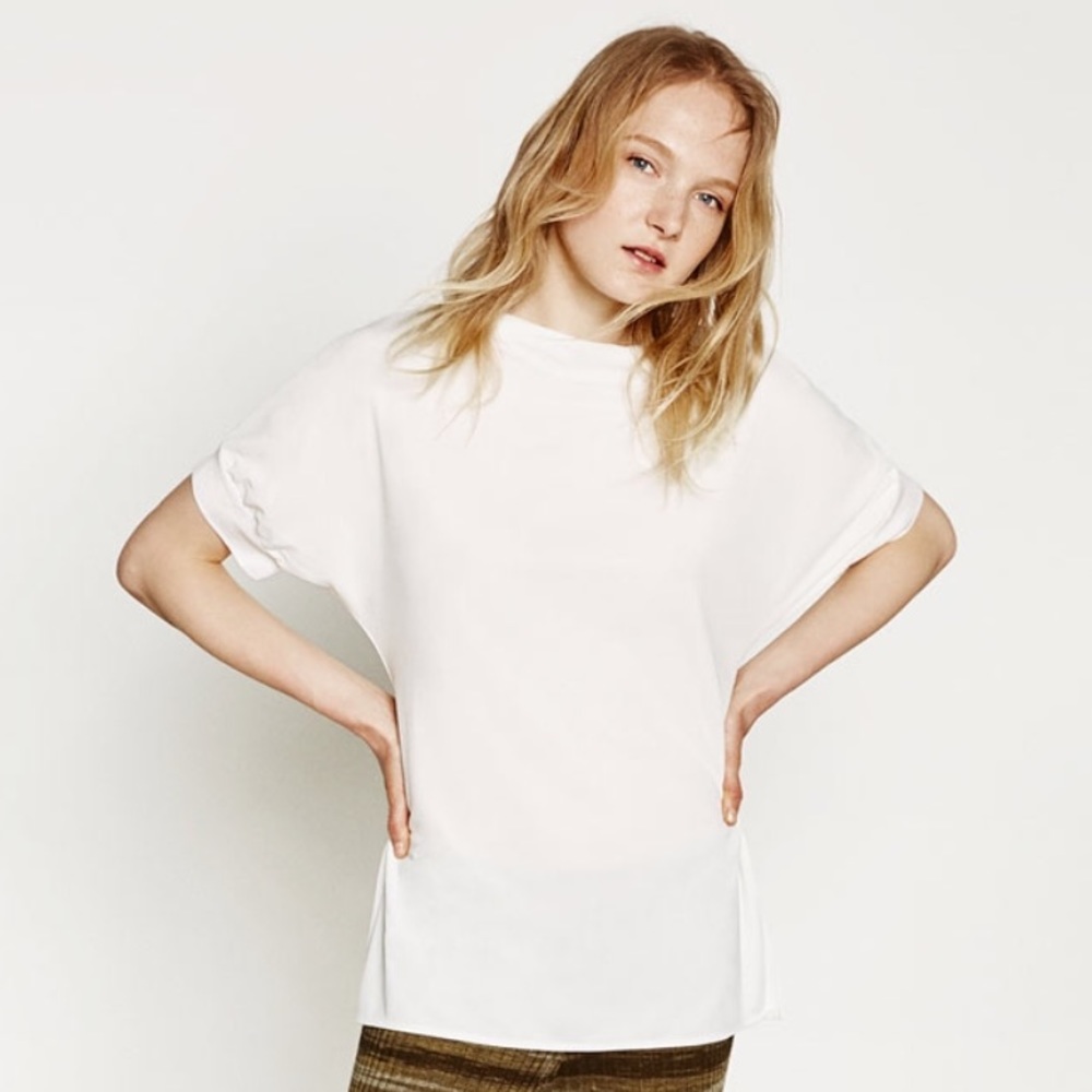 Zara Boatneck Top